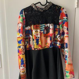 Long sleeve Ruffle Hem